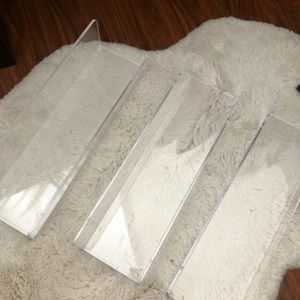 Clear Acrylic Floating Shelves